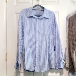 Eighty Eight XXL Multi striped blue shirt